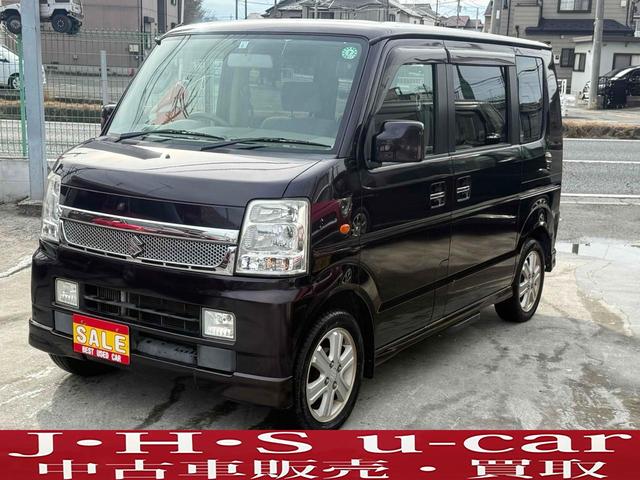 スズキ　エブリイワゴン　ＰＺターボスペシャル　ＥＴＣ　両側電動スライドドア　ナビ　ＴＶ　キーレスエントリー　電動格納ミラー　ＡＴ　盗難防止システム　ＡＢＳ　アルミホイール　衝突安全ボディ　エアコン　パワーステアリング　パワーウィンドウ