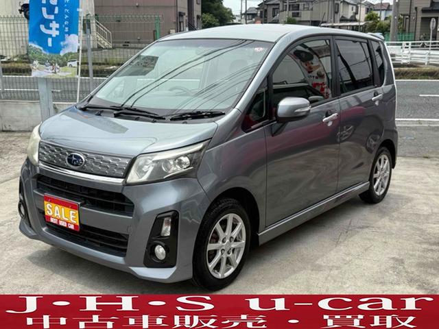 スバル　ステラ　カスタムＲ　ＥＴＣ　ＨＩＤ　ＬＥＤヘッドランプ　スマートキー　アイドリングストップ　電動格納ミラー　ベンチシート　ＣＶＴ　盗難防止システム　ＡＢＳ　ＣＤ　カセット　アルミホイール　衝突安全ボディ　エアコン