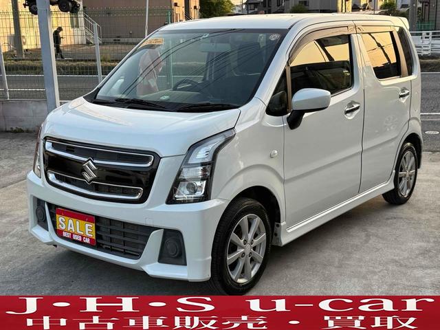 スズキ　ワゴンＲスティングレー　Ｌ　ＬＥＤヘッドランプ　スマートキー　電動格納ミラー　シートヒーター　ベンチシート　ＣＶＴ　盗難防止システム　ＡＢＳ　ＥＳＣ　ＣＤ　アルミホイール　衝突安全ボディ　エアコン　パワーステアリング