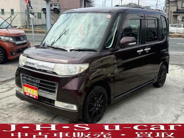 ダイハツ　タント　カスタムＸ　スペシャル　ＥＴＣ　電動スライドドア　ナビ　ＴＶ　ＨＩＤ　スマートキー　ベンチシート　ＡＴ　盗難防止システム　ＡＢＳ　ＣＤ　ミュージックプレイヤー接続可　アルミホイール　衝突安全ボディ