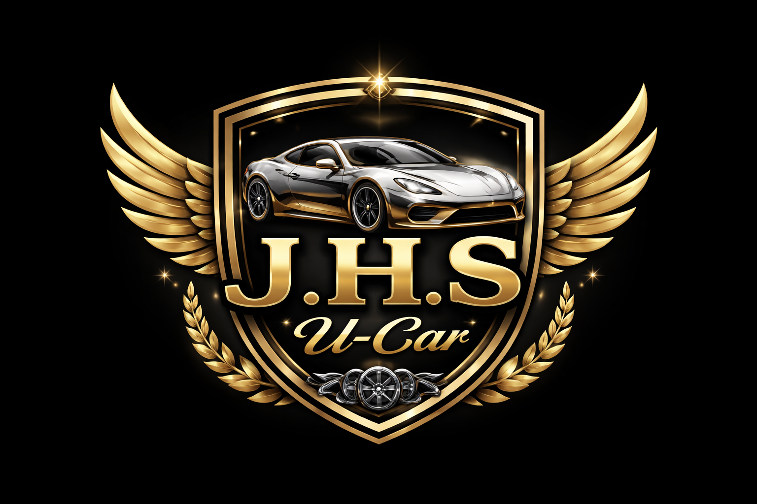 J S H 中古車 logo
